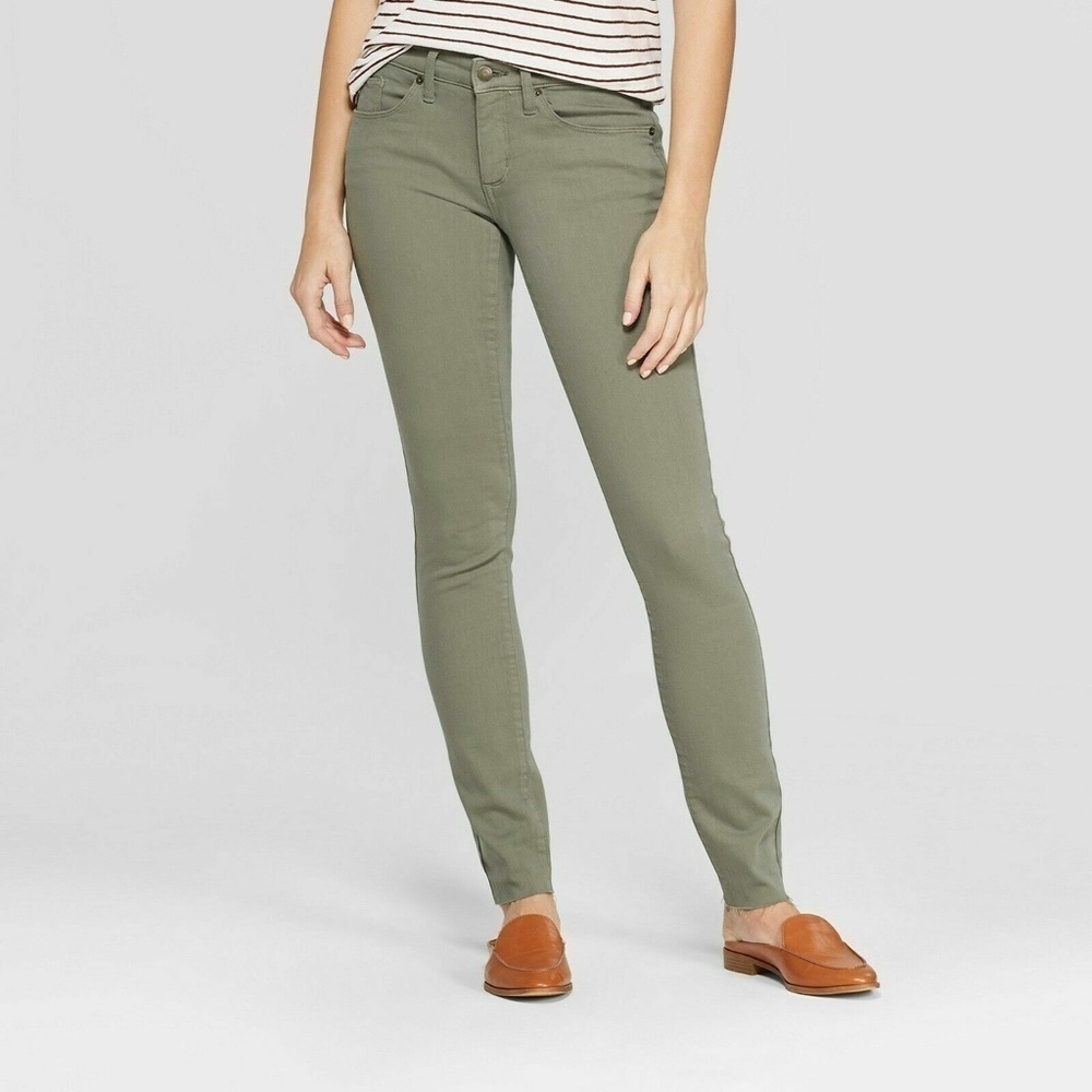 Universal Thread Olive Green Skinny Jeans